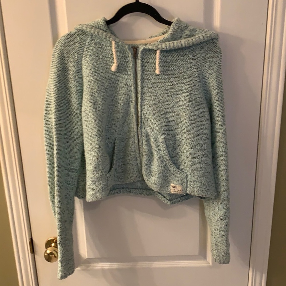 TNA Knit Zip Up Sweater